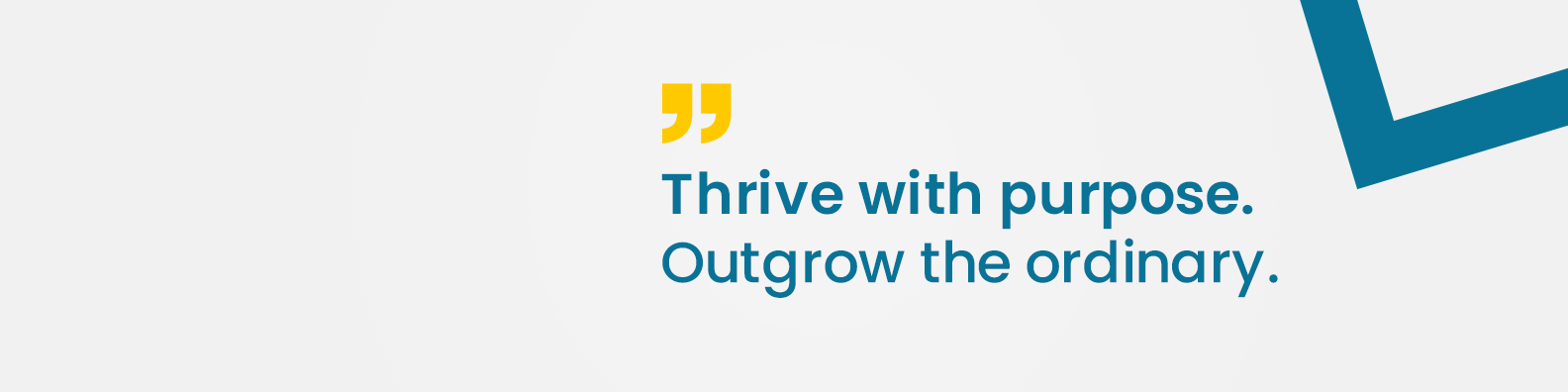 Thrive with purpose - White
